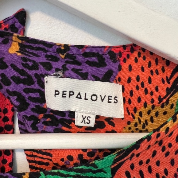 Pepaloves 80's Style Colourful Tunic Dress - Picture 5 of 9